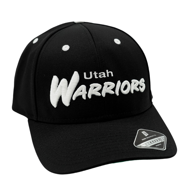 Utah Warriors Throwback Hat - Black