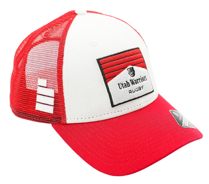 Utah Warriors Trucker Hat - Red & White