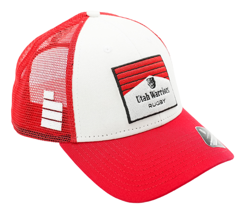 Utah Warriors Trucker Hat - Red & White