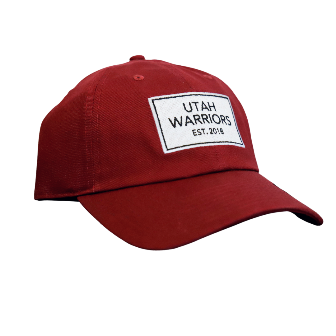 Warriors Simple Cardinal Relaxed Hat - Utah Warriors Rugby