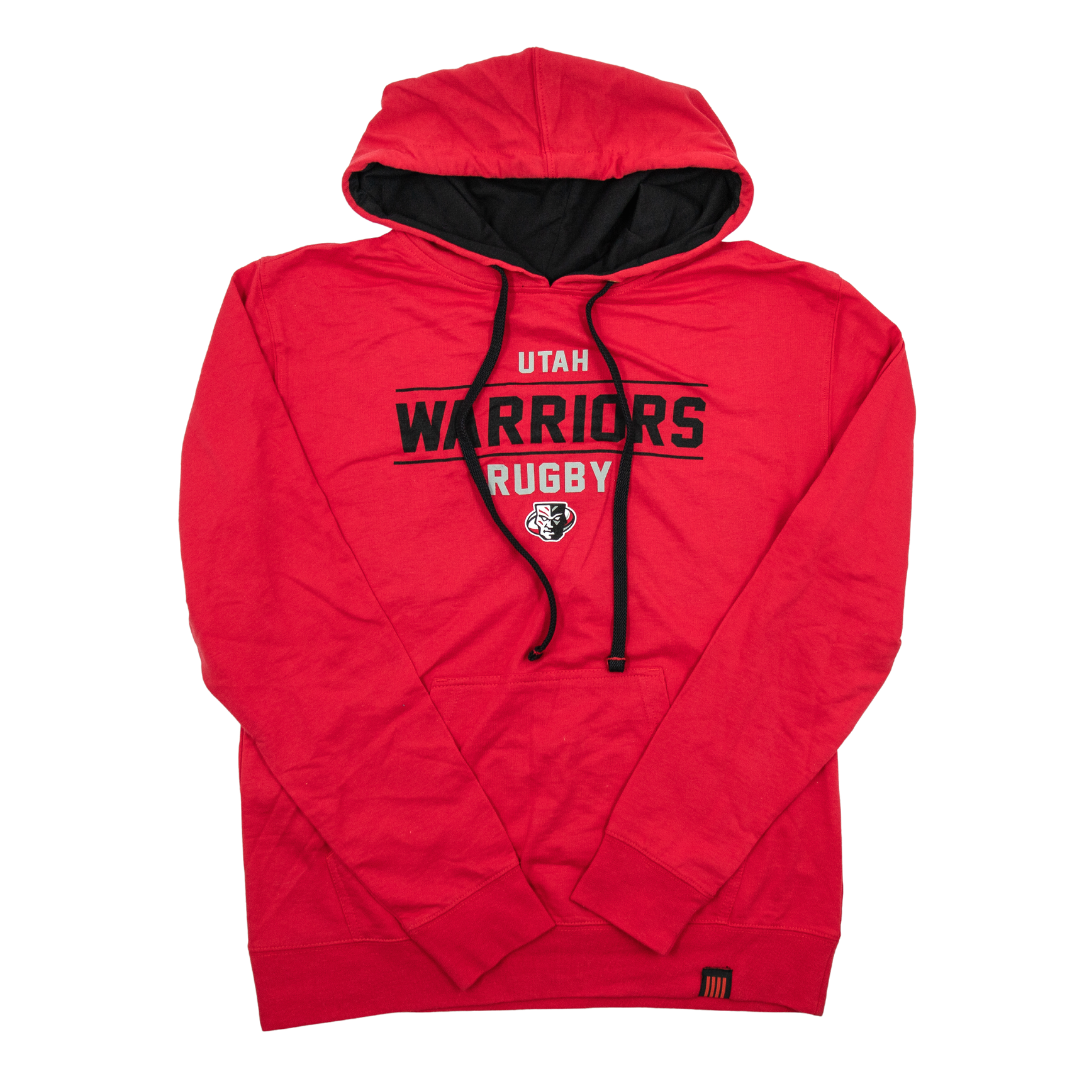 Warriors Rugby Red Hoodie - Utah Warriors Rugby