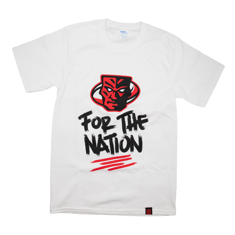 For the Nation Red Mask T-Shirt - Utah Warriors Rugby